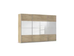 Quadra Schwebetürenschrank mit Spiegelelementen