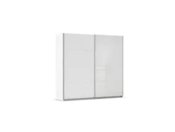 Quadra Schwebetürenschrank mit Glaselementen