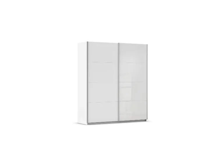 Quadra Schwebetürenschrank mit Glaselementen