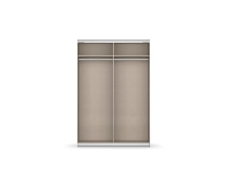 Quadra Schwebetürenschrank mit Glaselementen