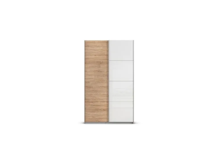 Quadra Schwebetürenschrank mit Glaselementen