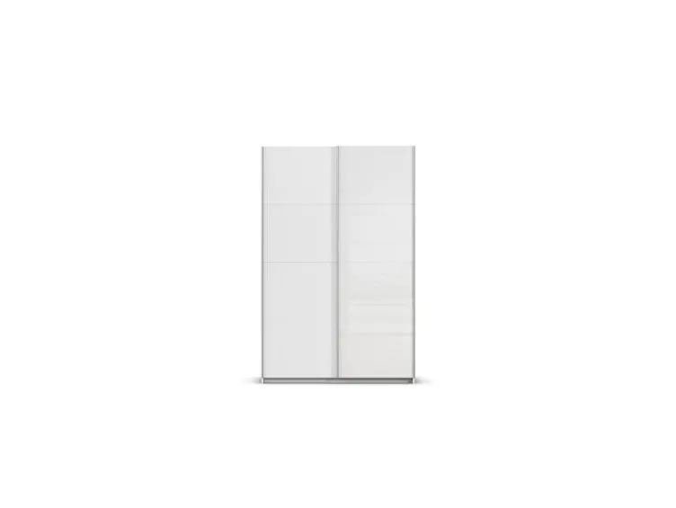 Quadra Schwebetürenschrank mit Glaselementen