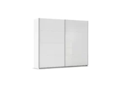 Quadra Schwebetürenschrank mit Glaselementen