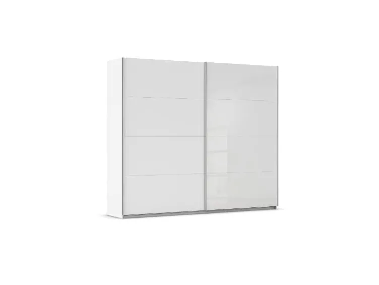 Quadra Schwebetürenschrank mit Glaselementen