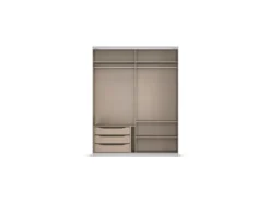 Quadra Schwebetürenschrank mit Glaselementen