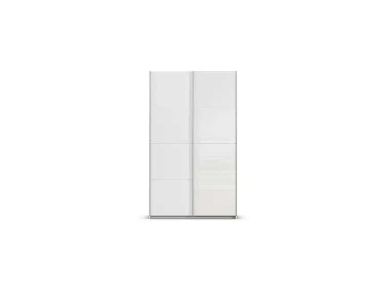 Quadra Schwebetürenschrank mit Glaselementen