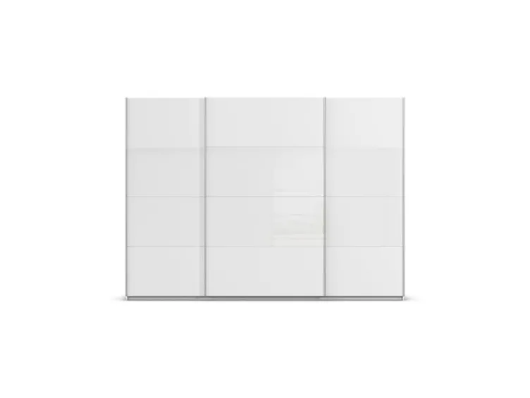 Quadra Schwebetürenschrank mit Glaselementen