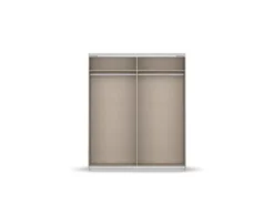 Quadra Schwebetürenschrank mit Glaselementen