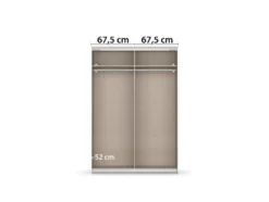 Quadra Schwebetürenschrank mit Glaselementen