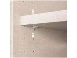 Quadra Schwebetürenschrank mit Glaselementen