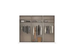Quadra Schwebetürenschrank mit Glaselementen