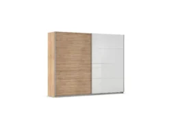 Quadra Schwebetürenschrank mit Glaselementen