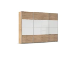 Quadra Schwebetürenschrank mit Glaselementen