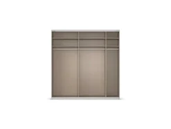 Quadra Schwebetürenschrank mit Glaselementen