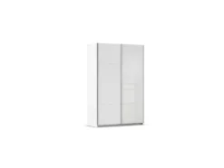 Quadra Schwebetürenschrank mit Glaselementen