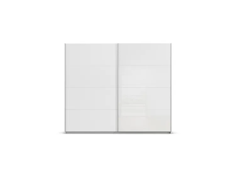 Quadra Schwebetürenschrank mit Glaselementen