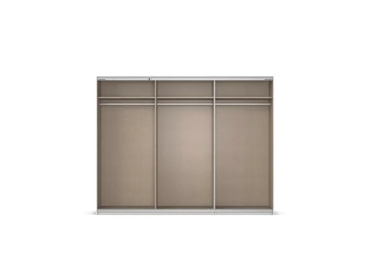 Quadra Schwebetürenschrank mit Glaselementen