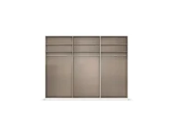 Quadra Schwebetürenschrank mit Glaselementen