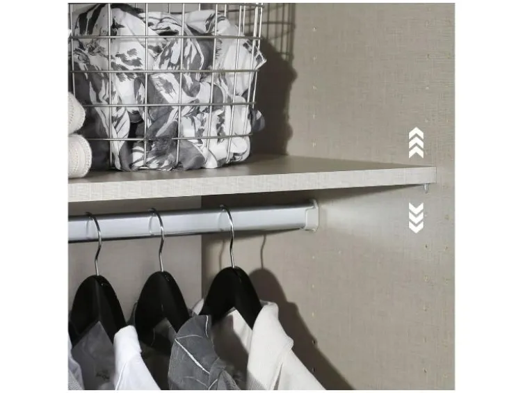 Quadra Schwebetürenschrank mit Glaselementen