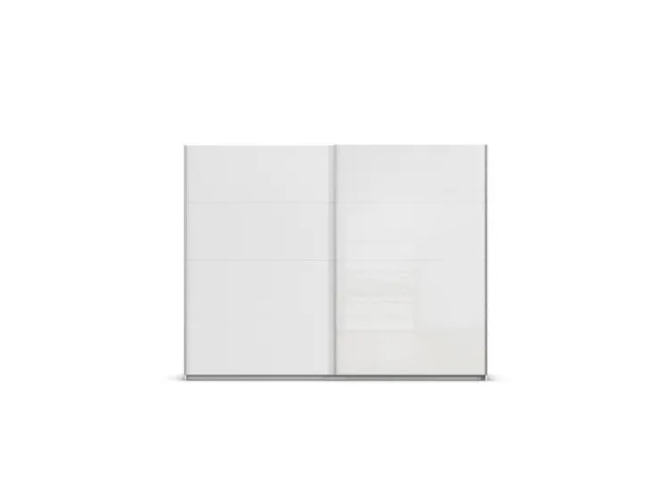 Quadra Schwebetürenschrank mit Glaselementen