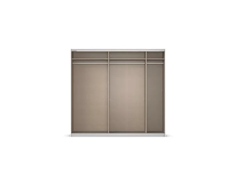 Quadra Schwebetürenschrank mit Glaselementen