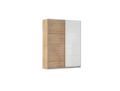 Quadra Schwebetürenschrank mit Glaselementen