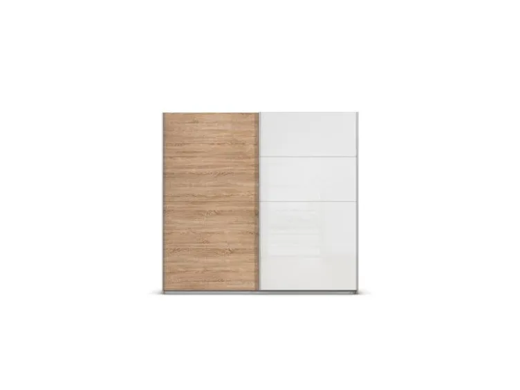 Quadra Schwebetürenschrank mit Glaselementen