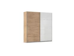 Quadra Schwebetürenschrank mit Glaselementen