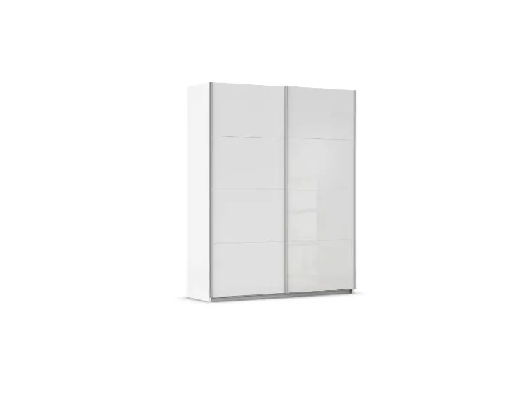 Quadra Schwebetürenschrank mit Glaselementen