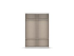 Quadra Schwebetürenschrank mit Glaselementen