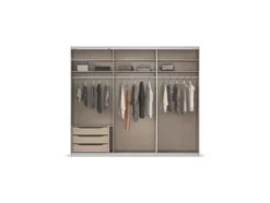 Quadra Schwebetürenschrank mit Glaselementen