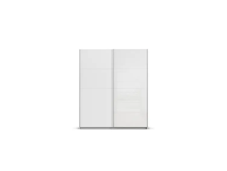 Quadra Schwebetürenschrank mit Glaselementen
