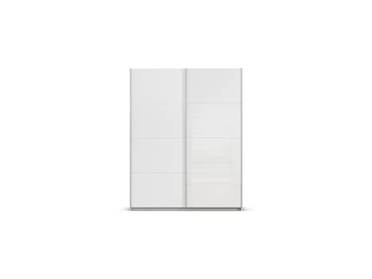 Quadra Schwebetürenschrank mit Glaselementen