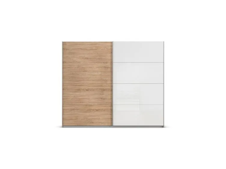 Quadra Schwebetürenschrank mit Glaselementen