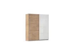 Quadra Schwebetürenschrank mit Glaselementen