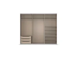 rauch ORANGE KULMBACH Schwebetürenschrank 3-trg., alpinweiß mit Spiegel