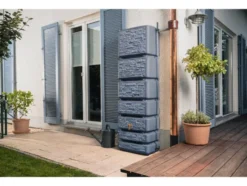 Regentonne »SLIM STONE DECOR«, 350 l