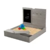 Sandkasten mit Deckel, Tafel und Haken