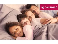 Sannwald Premium Daunen-Kassettenbettdecke warm