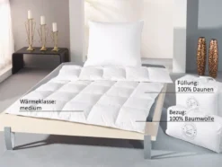 Sannwald Premium Daunen-Kassettenbettdecke medium
