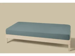Satin-Spannbettlaken, 90-100 x 200 cm