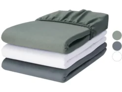 Satin-Spannbettlaken, 180-200 x 200 cm