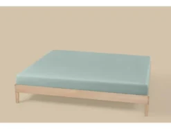 Satin-Spannbettlaken, 180-200 x 200 cm