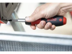 Schraubendreher mit Bithalter SoftFinish® mit Ratschenfunktion