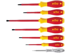 Schraubendreher Set »SoftFinish® electric Schlitz«, 7-teilig