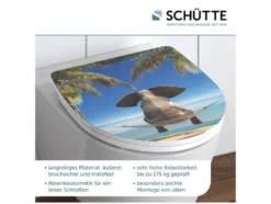 Schütte WC-Sitz High Gloss mit Absenkautomatik und Schnellverschluss
