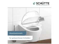Schütte WC-Sitz High Gloss mit Absenkautomatik und Schnellverschluss
