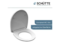 Schütte WC-Sitz High Gloss mit Absenkautomatik und Schnellverschluss