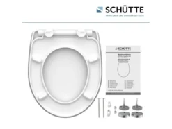 Schütte WC-Sitz High Gloss mit Absenkautomatik und Schnellverschluss
