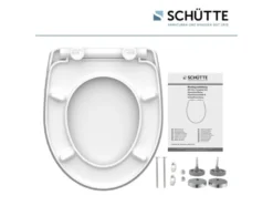 Schütte WC-Sitz High Gloss mit Absenkautomatik und Schnellverschluss